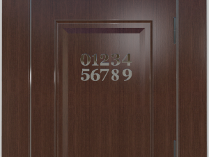 door collection Modello 3D