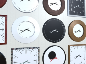 clock collection 3D 모델