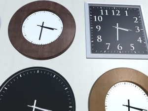 clock collection 3D Model