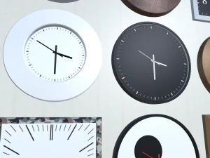 clock collection 3D Model