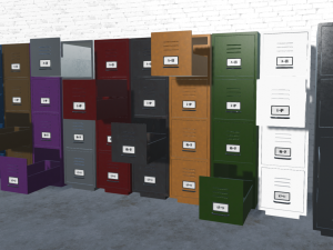 filing cabinet 3D मॉडल