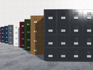 filing cabinets large 3D Model