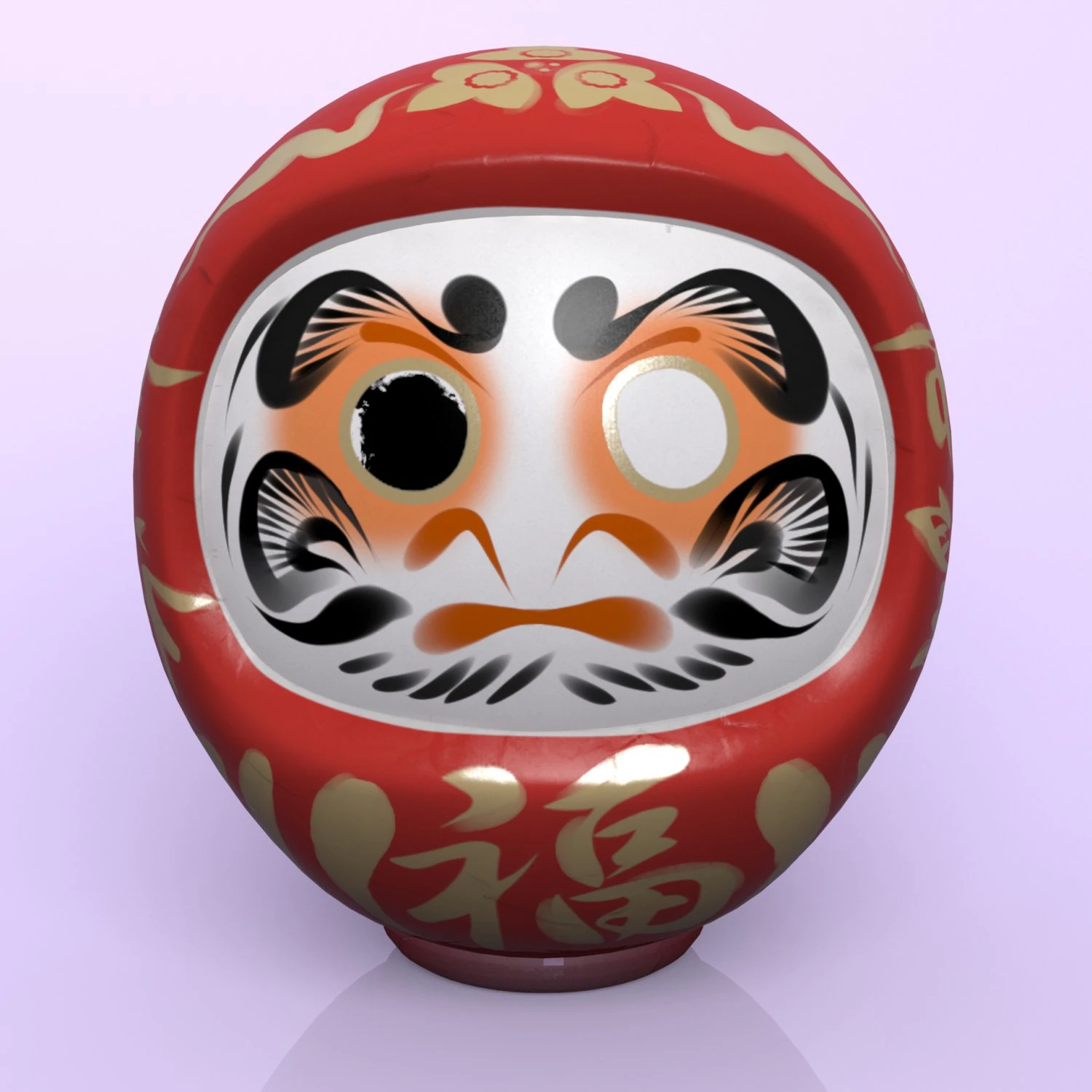 daruma 3D Model .c4d .max .obj .3ds .fbx .stl .blend
