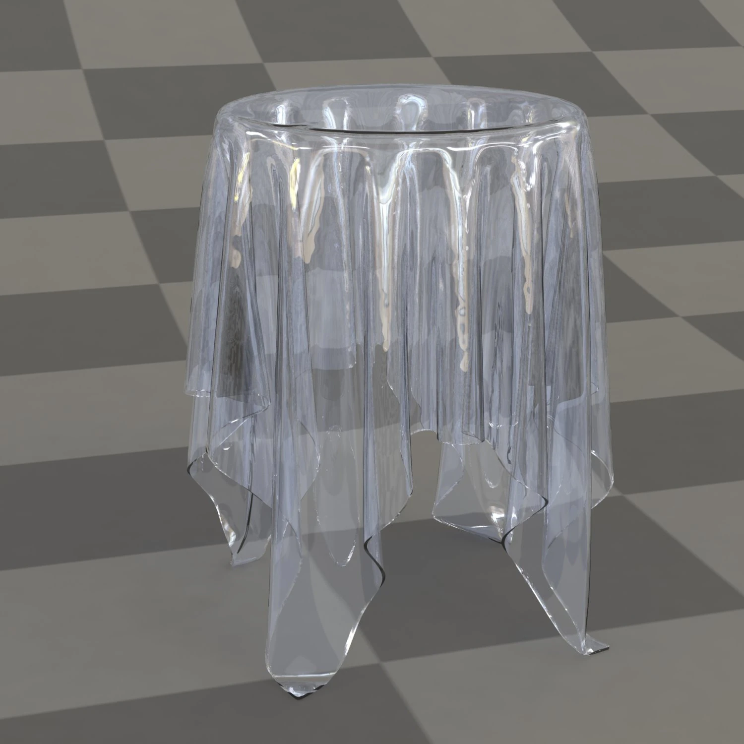 plastic table 3D Model .c4d .max .obj .3ds .fbx .stl .blend