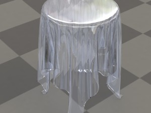 plastic table 3D मॉडल