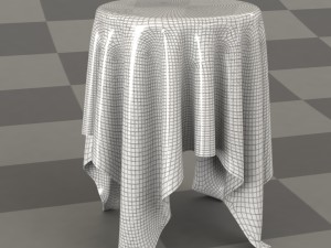 plastic table 3D मॉडल