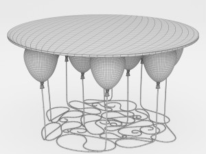 the balloon coffee table 3D Модель