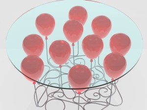 the balloon coffee table 3D Модель