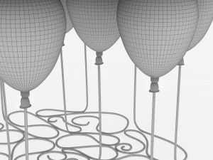 the balloon coffee table 3D Модель