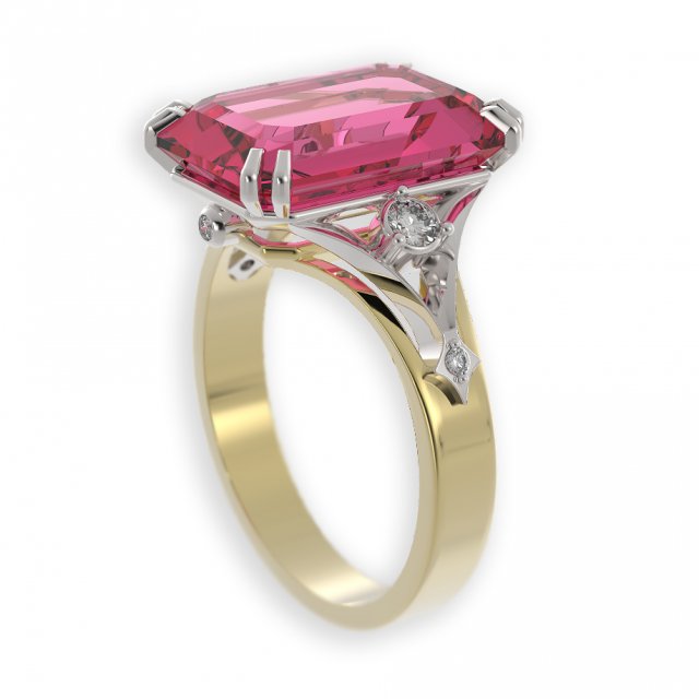 stl 3dm jewelry ring 003 3D 打印模型 .c4d .max .obj .3ds .fbx .stl .blend 
