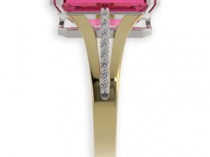 stl 3dm jewelry ring 004 Model Cetak 3D