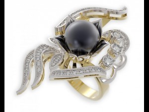 stl 3dm jewelry ring 006 3D Print Model