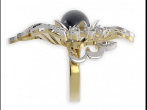 stl 3dm jewelry ring 006 3D-Druckmodell