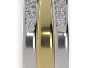 stl 3dm jewelry ring 007 3D Baskı Modeli