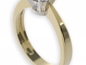stl 3dm jewelry ring 007 3D Baskı Modeli