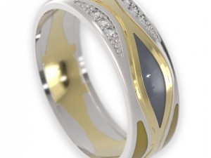 stl 3dm jewelry ring 008 3D Print Model