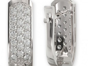 stl 3dm jewelry earrings 012 3D 打印模型
