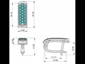 stl 3dm jewelry earrings 012 3D Print Model