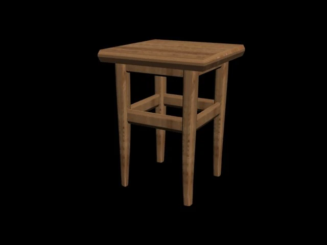 stool 3D Model .c4d .max .obj .3ds .fbx .stl .blend 