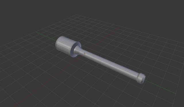 german grenade 3D Model .c4d .max .obj .3ds .fbx .stl .blend 