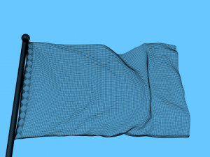 flag 3D Model