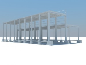 exterior features 3D Model