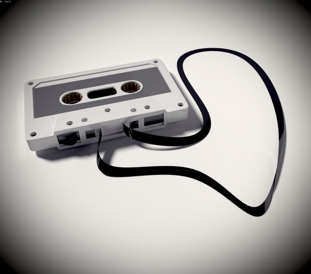 cassette Modelo 3D .c4d .max .obj .3ds .fbx .stl .blend 