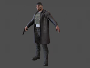 le chef des bandits Modèle 3D