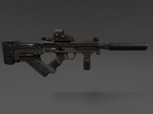 special forces skifi soldier - skin 3 3D Model