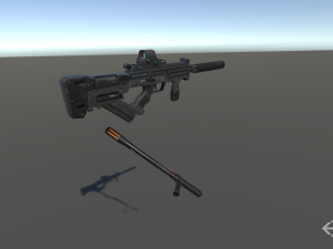 special forces skifi soldier - skin 3 3D Model