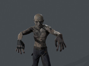 zombie punk biker 3D Модель