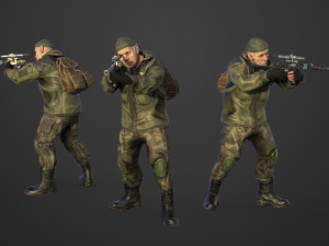 military tramp 3D Model