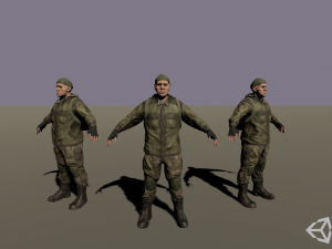 military tramp 3D Model
