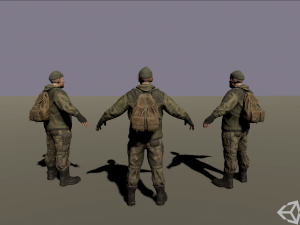 military tramp 3D Model