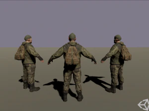 military tramp 3D Model
