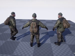 military tramp 3D Model