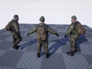military tramp 3D Model