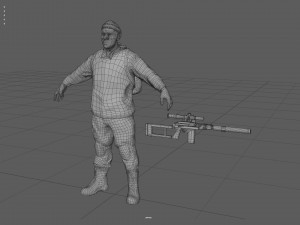 military tramp 3D Model