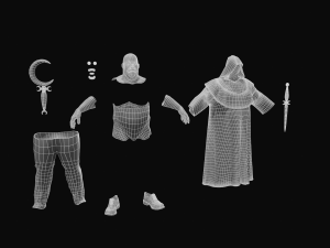fallen monk Modelo 3D