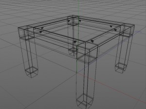 coffee table 3D मॉडल