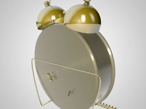 table clock alarm 3D Model