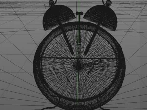 table clock alarm 3D Model