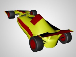 formula 1 car lowpoly 3D Model