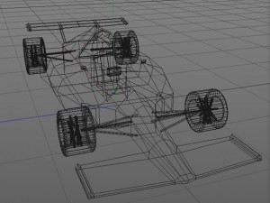 formula 1 car lowpoly 3D Model