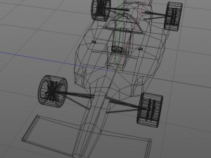 formula 1 car lowpoly 3D Model