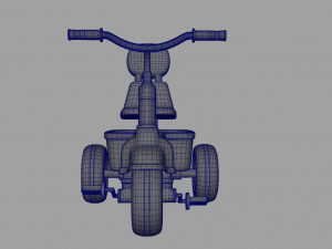 children bike 3D-Modell