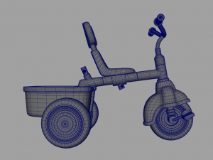 children bike 3D-Modell