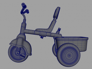 children bike 3D-Modell