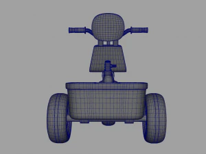 children bike 3D Model