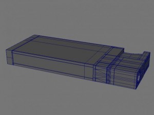 whisky bottle ashtray gaslighter 3D Model